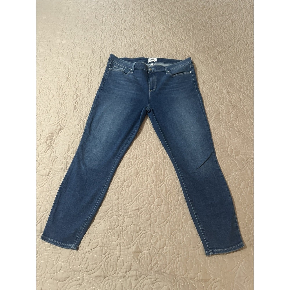 Paige Women's Verdugo Crop Size 34 25" Inseam EUC